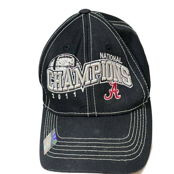 Captivatiing Head Gear Alabama National Champion 2011 Baseball Cap Blue Men's‎ - Picture 1 of 10